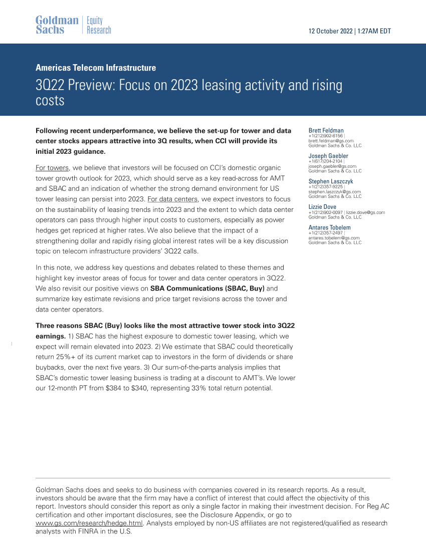 Americas Telecom Infrastructure_ 3Q22 Preview_ Focus on 2023 leasing activity and rising costs (1)Americas Telecom Infrastructure_ 3Q22 Preview_ Focus on 2023 leasing activity and rising costs (1)_1.png